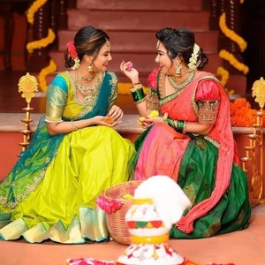 Pattu pavadai new arrivals for womens