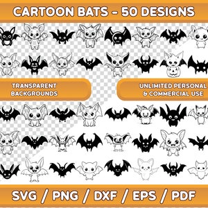 Pakiet nietoperzy svg, pakiet rysunkowych nietoperzy, Halloween svg, nietoperz svg, nietoperz png, clipart nietoperza, kawaii nietoperz svg, pliki do cięcia na Halloween, upiorny i uroczy svg, nietoperz.