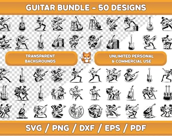 Guitar Art Bundle, Guitar svg, Guitar Clipart, Guitar png, Guitar Wall Art, Guitar for Cricut, Music svg, Music png, Guitar Digital Art