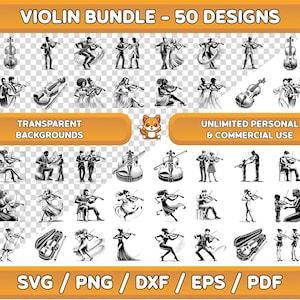 Pacote de arte para violino, Violino svg, Violino Clipart, Violino png, Arte de parede para violino, Violino Cricut, Música svg, Arte digital musical, Arte digital para violino