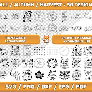 Fall SVG Bundle, Fall Svg, Hello Fall Svg, Autumn Svg, Harvest Svg, Fall Cut Files, Fall vibes svg, Groovy Autumn Svg, autumn sign svg, png