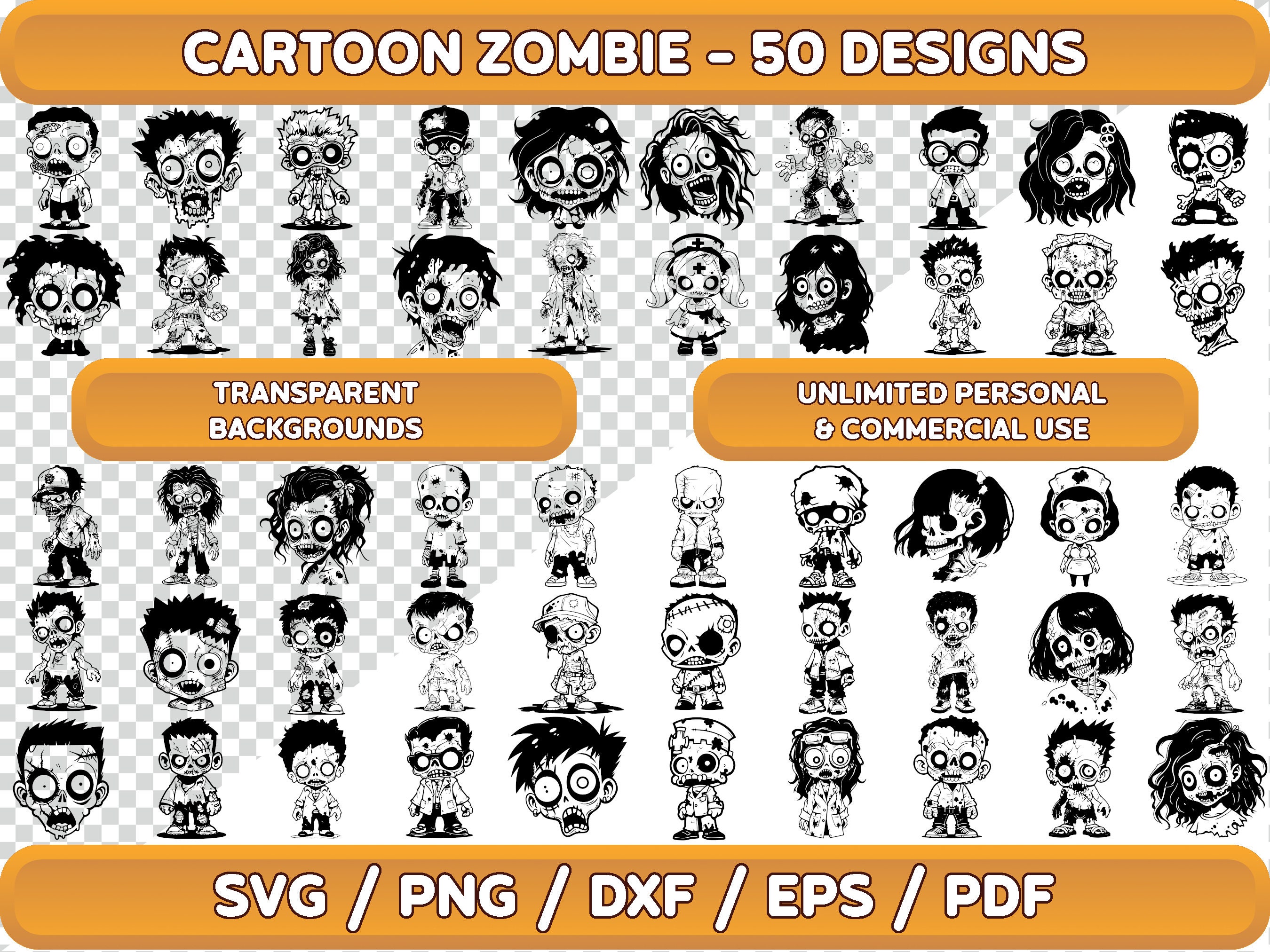 200+Plants vs Zombies bundle svg, png, dxf, eps – Gigabundlesvg