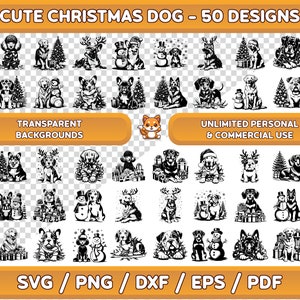 Kerst hond svg bundel, kerst hond png, kerst hond clipart, kerst svg, kerst hond svg, kerstdecor, kerstshirt svg