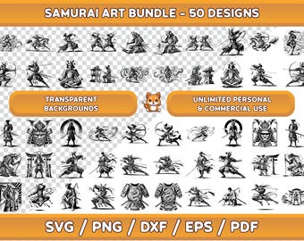 Samurai Svg, Samurai Png, Samurai Sticker, Asian Svg, Samurai Shirt ...