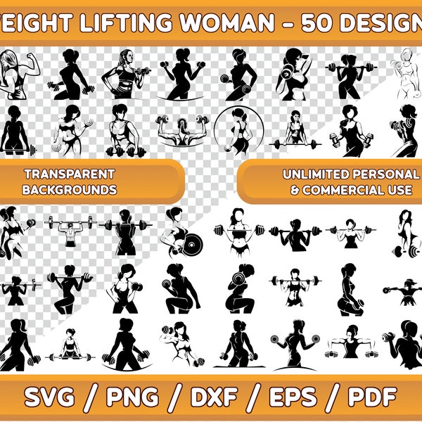 Weight Lifting Woman SVG Bundle, Keep fit svg, Work out svg, Fitness svg, Beast Mode svg, Fitness Cut Files, Weight Lifting svg, svg Bundle