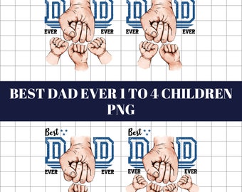 Personalized Best Dad Ever Png, Fist Bump Set Png, America Flag Design, Happy Father's Day Png, Dad Hand Fist Bump Png, Sublimation File