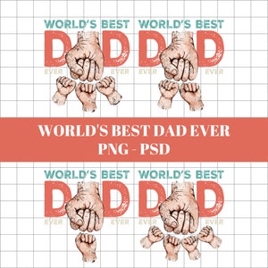 Bundle Personalized Best Dad Ever Png, Fist Bump Set Png, America Flag Design, Dad Hand Fist Bump Png, Happy Father&#39;s Day, Sublimation File