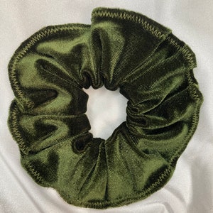 Handmade Scrunchie New Hair Tie Luxury Velvet Nylon Spandex. Size: Large. Different colors.