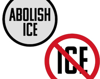 Pacchetto magneti anti-ICE – 2 magneti per auto anti-ICE + 2 magneti per auto anti-ICE / Set di 4 magneti di protesta / 3"x3" o 4"x4" / Adesivo magnetico per paraurti