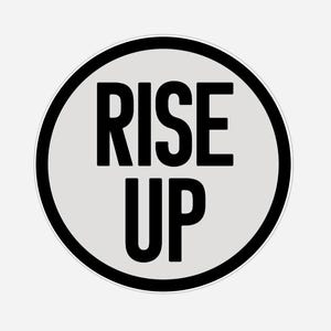 2-pack Rise Up Car Magnet – Round 3&quot;x3&quot; or 4&quot;x4&quot; Protest Magnet, Inspirational Car Decor, Activism Gift, Political Statement Magnet Set