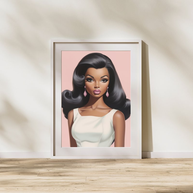 Black Barbie Png - Etsy
