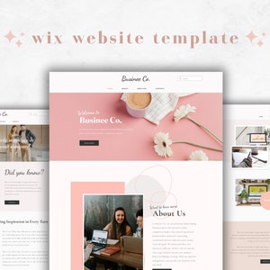 Website Template for Wix - Wix Template, Wix Theme, Blog Theme, Business Website, Creative Web Theme, Startup, Visual Theme, Modern Website