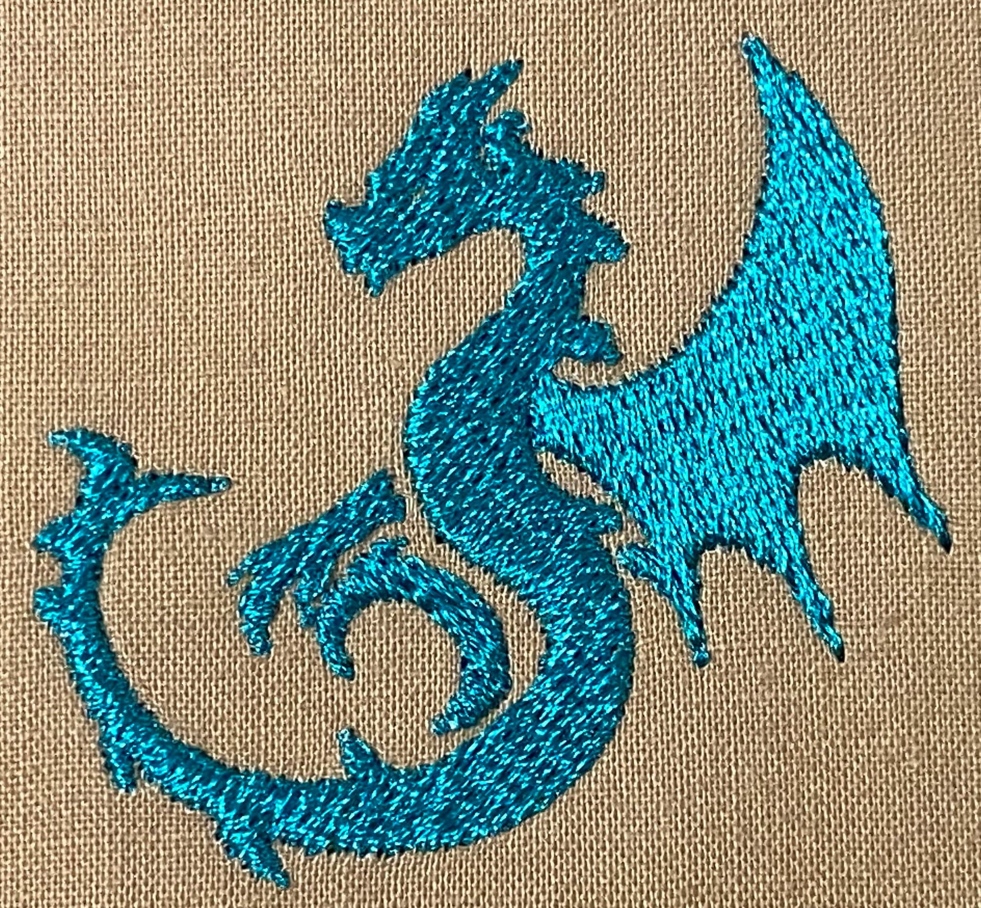 Embroidrery Emblems Dragon Emblems! - Design 4 of 4 - Machine Embroidery Designs - Etsy