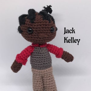 Jack Kelly, Newsies west end, musical theatre, crochet pattern, amigurumi pattern (pdf digital download)