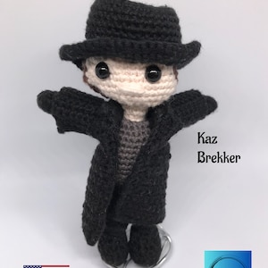 Kaz Brekker (Shadow and bone) amigurumi pattern, crochet pattern (digital download)