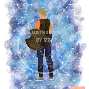 Percy Jackson A4 print (poster), digital download, Percy Jackson and the Olympians, Rick Riordan