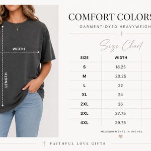 Comfort Colors® Jesus is King Shirt, Minimalist Christian T-Shirt, Christian Gift Bild 6