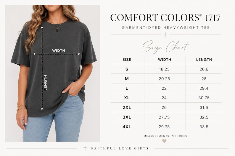 Comfort Colors® Jesus is King Shirt, Minimalist Christian T-Shirt, Christian Gift Bild 6