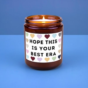Birthday Era Candle Birthday Gift Subtle Merch Hope This Is Your Best Era Hearts Candle