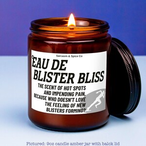 Gift Runner Candle Running Half Marathon Award Runner Trophy Congratulations Marathon Gift Running Milestone Eau de Blister Bliss