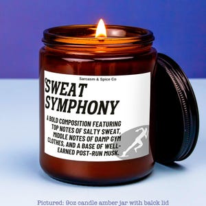 Gift Runner Candle Running Half Marathon Award Runner Trophy Congratulations Marathon Gift Running Milestone Sweat Symphony