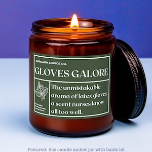 Nurse Candle Nurse Gift Nursing Gift Nurse Funny Candle Healthcare Professional Candle RN Gift RN Doctors Gift Gloves Galore Scented
