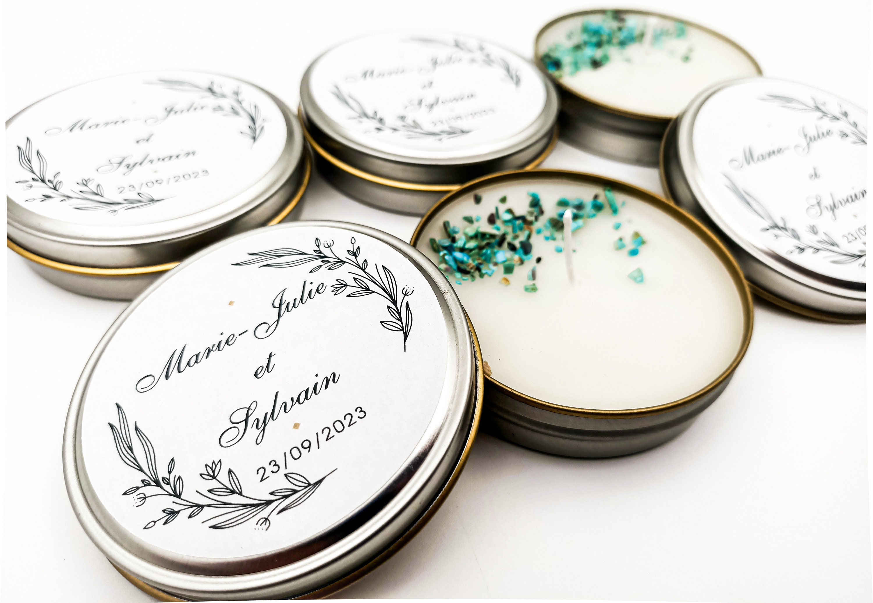 50 Pcs Bulk Wedding Favors Candle ,personalized Candle Favors, Bridal