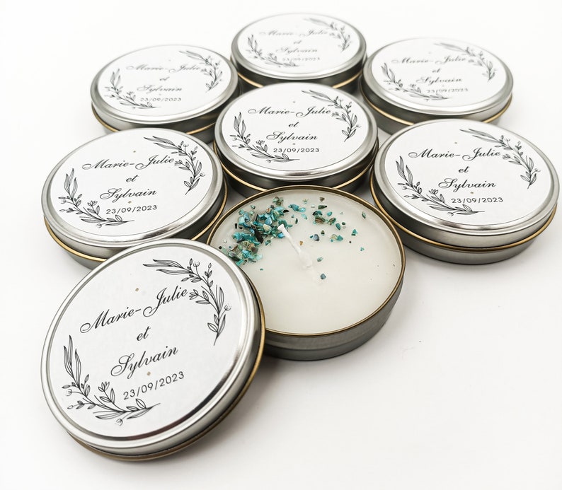 50 Pcs Bulk Wedding Favors Candle ,personalized Candle Favors, Bridal