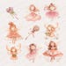 Whimsical Fairy Garden, Fairy Clipart Watercolor Style, Fairies ...