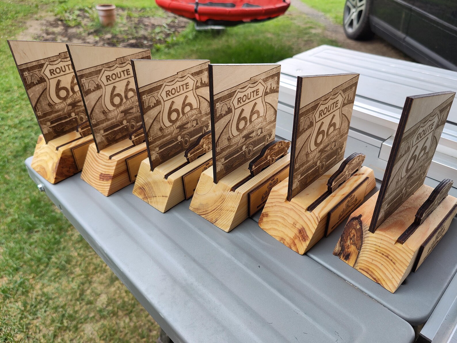 Custom Engraved Wooden Car Show Trophy, Personalized Award - Etsy