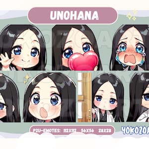 Shinigami Chibi Emotes, Anime Emotes, Chibi Emotes for Twitch/Discord/Youtube
