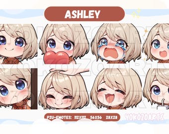 Resident Evil - Ashley Graham Emotes, Anime Emotes, Discord/Twitch/Youtube Emotes