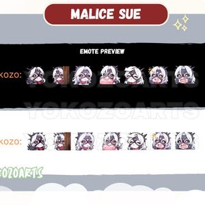 Marvel Rivals - Malice Sue Storm Emotes, Chibi Emotes for Youtube