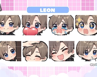 Resident Evil - Leon S. Kennedy Emotes, Anime Emotes, Discord/Twitch/Youtube Emotes