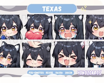 Arknight - Texas Omertosa, P2U Emotes for Youtube/Twitch/Discord