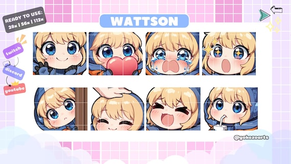 Apex Legends - Wattson Emotes, FPS Emotes, Chibi Emotes for Twitch/Discord/Youtube