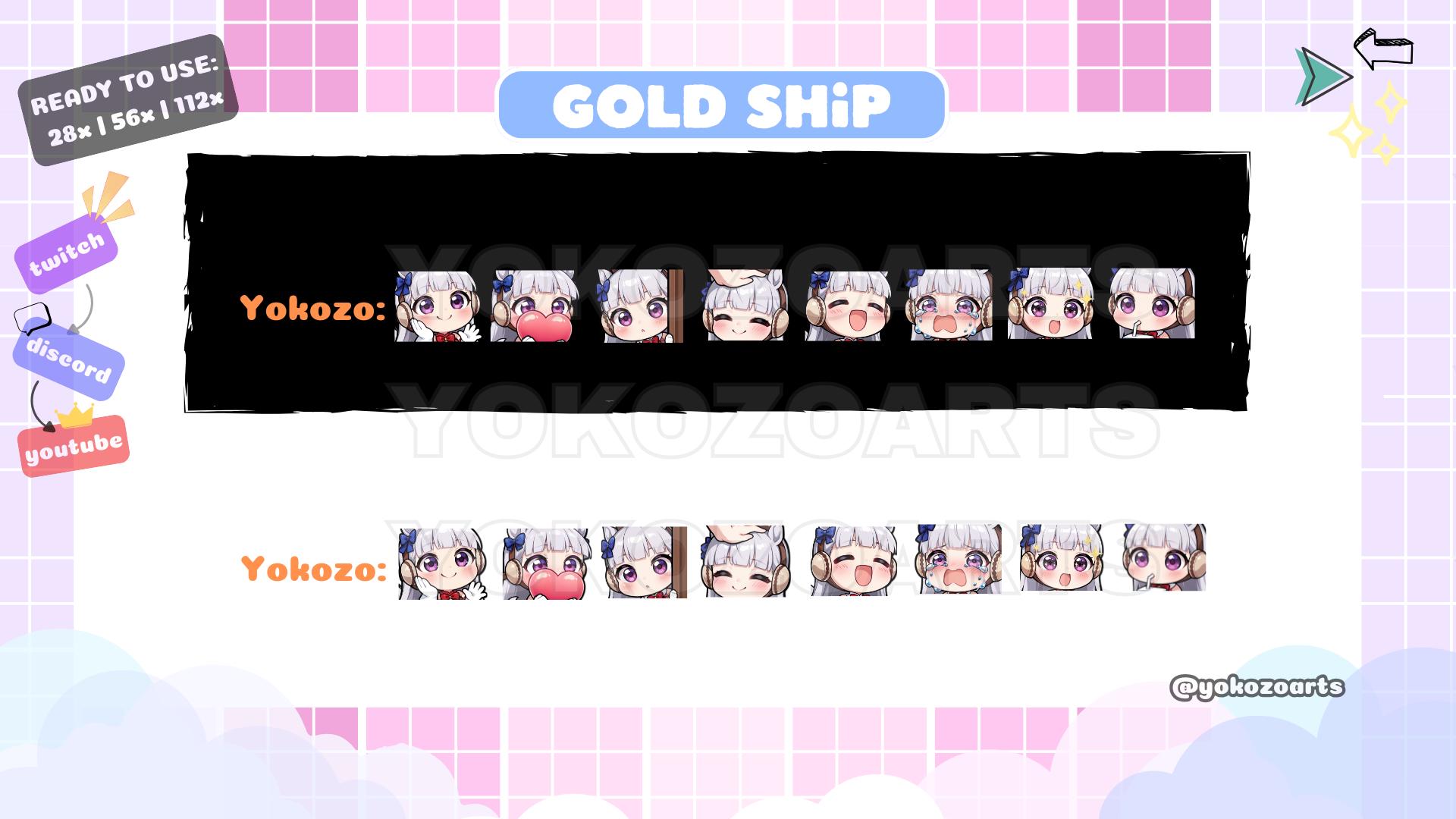 Umamusume Gold Ship Emotes Chibi Emotes For Twitch discord youtube umamusume-gold-ship-emotes-chibi-emotes-for-twitch-discord-youtube