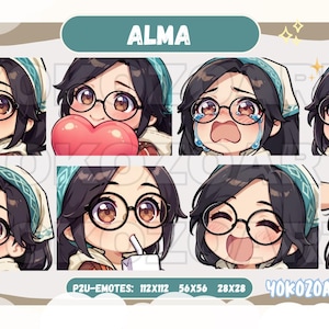 Monster Hunter Wilds: Alma, P2U Emotes for Youtube/Twitch/Discord
