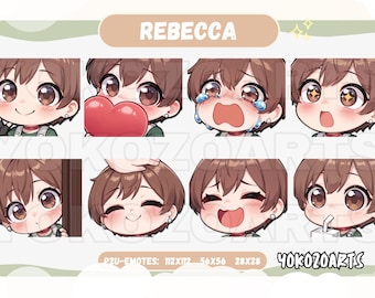 Resident Evil - Rebecca Chambers Emotes, Anime Emotes, Discord/Twitch/Youtube Emotes