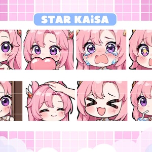Star Guardian Kaisa Emotes, League of Legends Emotes for Youtube/Twitch/Discord
