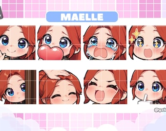 Clair Obscur: Expeditie 33 - Maelle-emotes, Discord/Twitch/YouTube-emotes