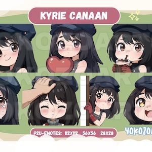 Final Fantasy 7 Remake - Kyrie Canaan Emotes, Final Fantasy Emotes, Discord/Twitch/Youtube Emotes