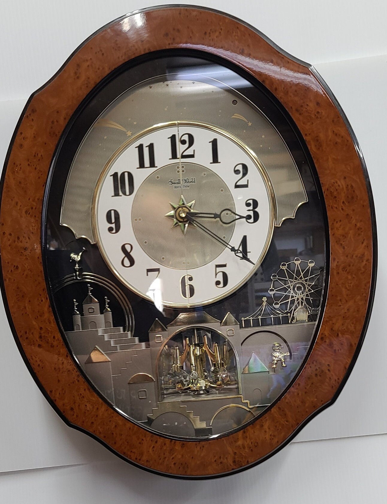 Rhythm Timecracker Small World (4MH752) Clock - an Enchanting