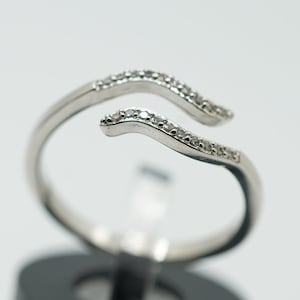 Für meine Tochter Höhen und Tiefen Liebe Ring | Einstellbar Modeschmuck Ring Jahrestag Geschenk Tochter Ring. Personalisierte Karte