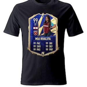 Divertente maglietta Fifa Card Mia Khalifa West Ham