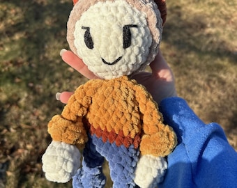 Crochet Cowboy Snuggler - Western, Lovey, Farm, Toy, Gift