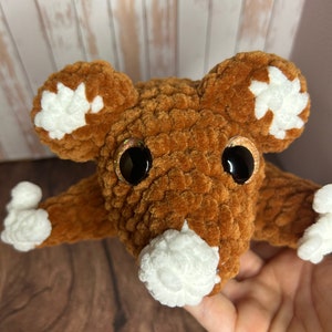 Crochet Flying Squirrel Stuffed Plushie - Amigurumi Gift