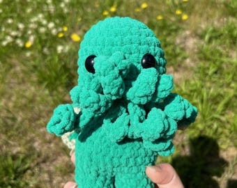 Crochet Cthulhu - Creature, gift toy, Cryptids