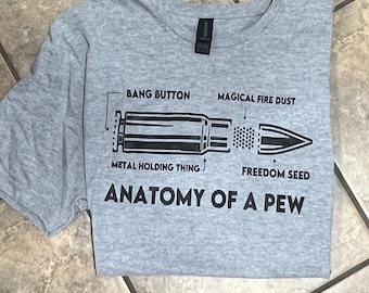 Camiseta Anatomía de un banco / Regalo para simpatizantes de la Segunda Enmienda