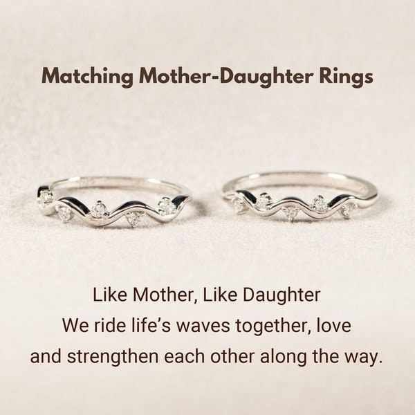 Matching rings for mother and best sale daughter